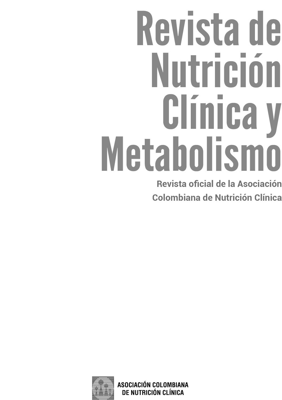 Vista de Revista completa Vol 4 Sup. 2021  Revista de Nutrición Clínica y  Metabolismo