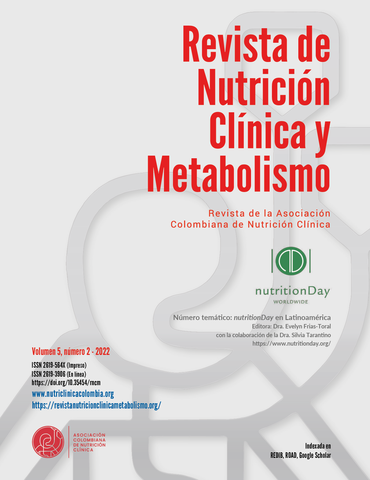 Vista de Revista completa Vol 5 N 2  Revista de Nutrición Clínica y  Metabolismo