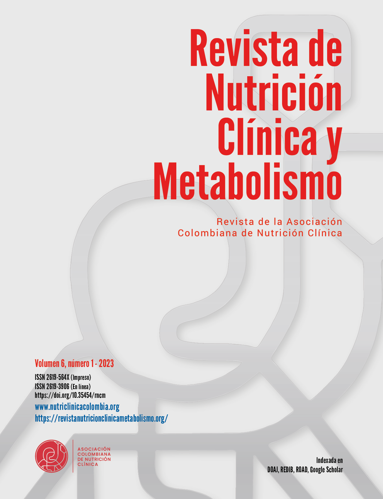 Vista de Revista completa Vol 6 N 1  Revista de Nutrición Clínica y  Metabolismo