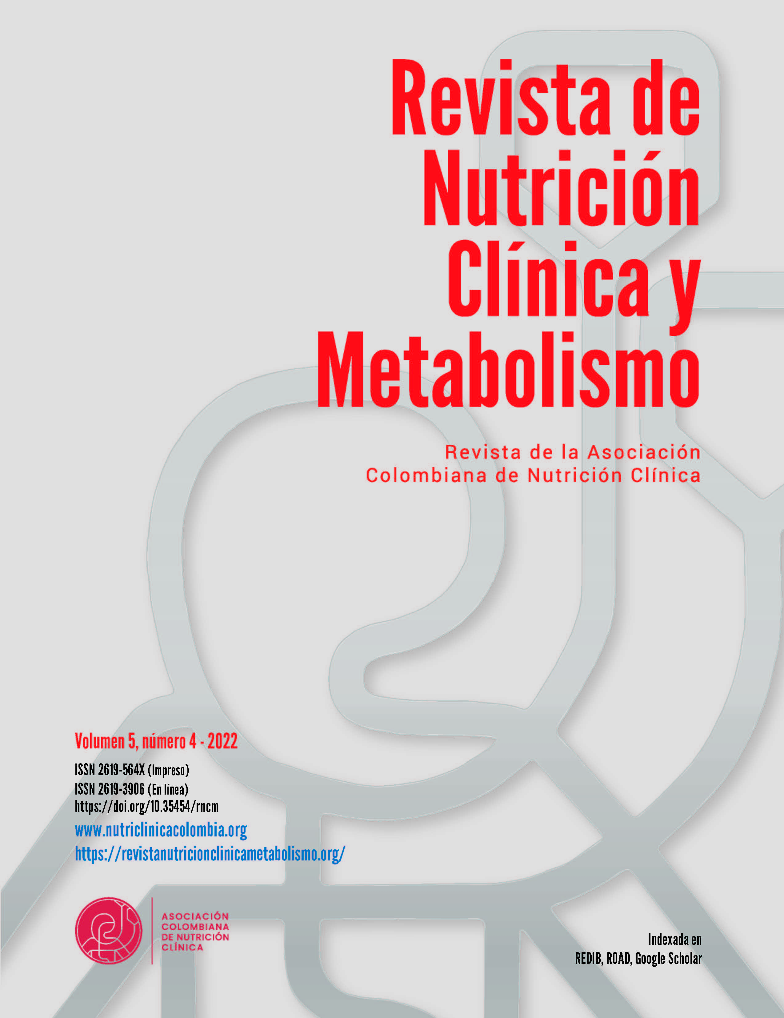 					Visualizar v. 5 n. 4 (2022): Revista de Nutrição Clínica e Metabolismo: Outubro a dezembro
				